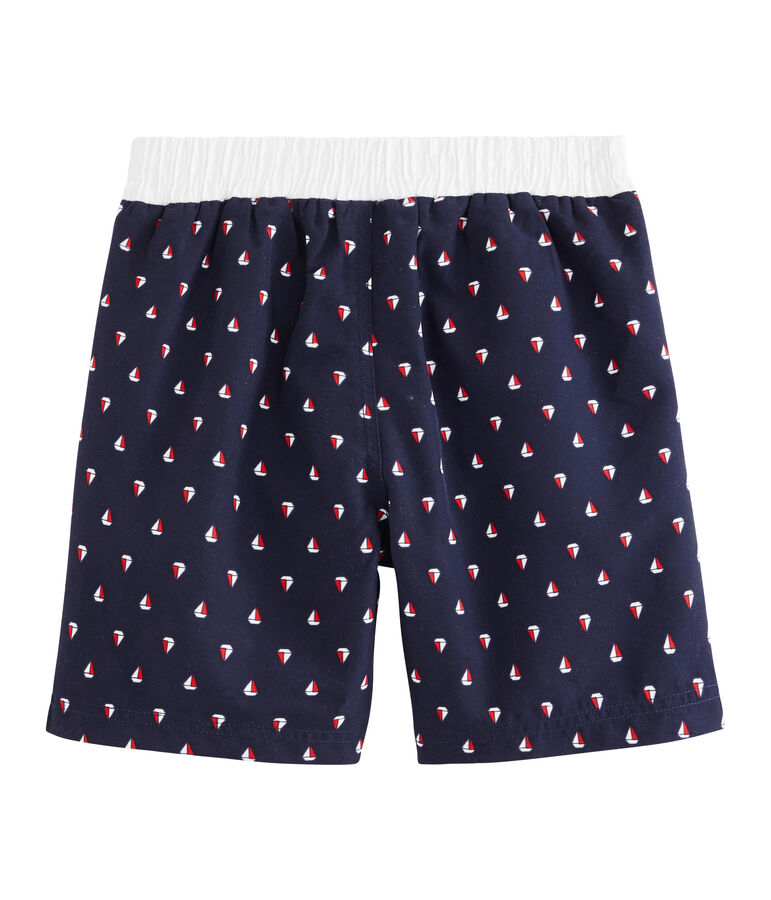 Shorts mare stampati bambino blu/multicolore