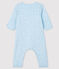 Bodyjama senza piedi da neonato blu a stelle a costine blu FRAICHEUR/grigio CONCRETE