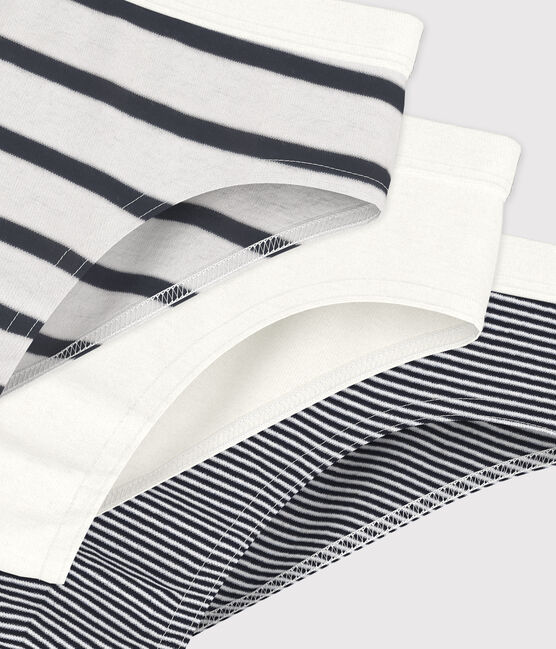 Confezione da 3 slip a righe bambino variante 1