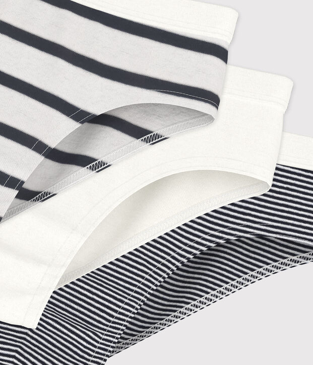 Confezione da 3 slip a righe bambino multicolore