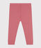 Leggings in cotone tinta unita neonato rosa ROSEWOOD