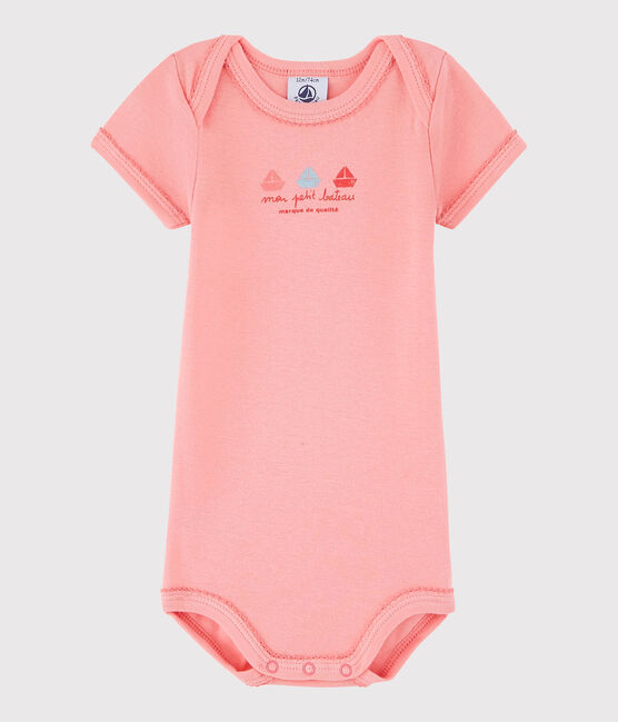 Body manica corta bebè femmina rosa GRETEL