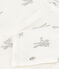 Tutina e sacco nanna con stampa in cotone bianco MARSHMALLOW/grigio GRIS