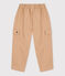 Pantaloni cargo bambina / bambino in twill beige TRENCH
