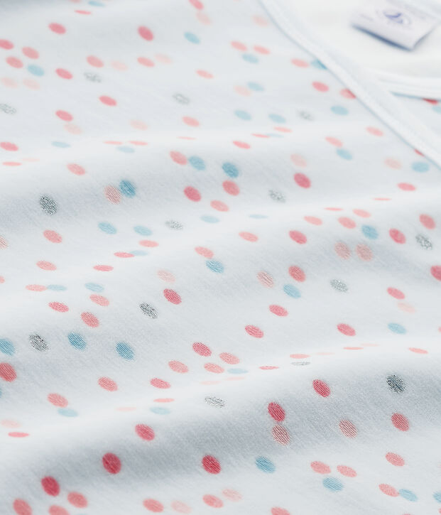 Pigiama per bambina in ciniglia blu/multicolore