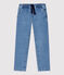 Pantalone regular bambino in denim chiaro blu DENIM BLEU