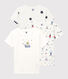 Confezione da 3 t-shirt manica corta fantasia feste da bambino