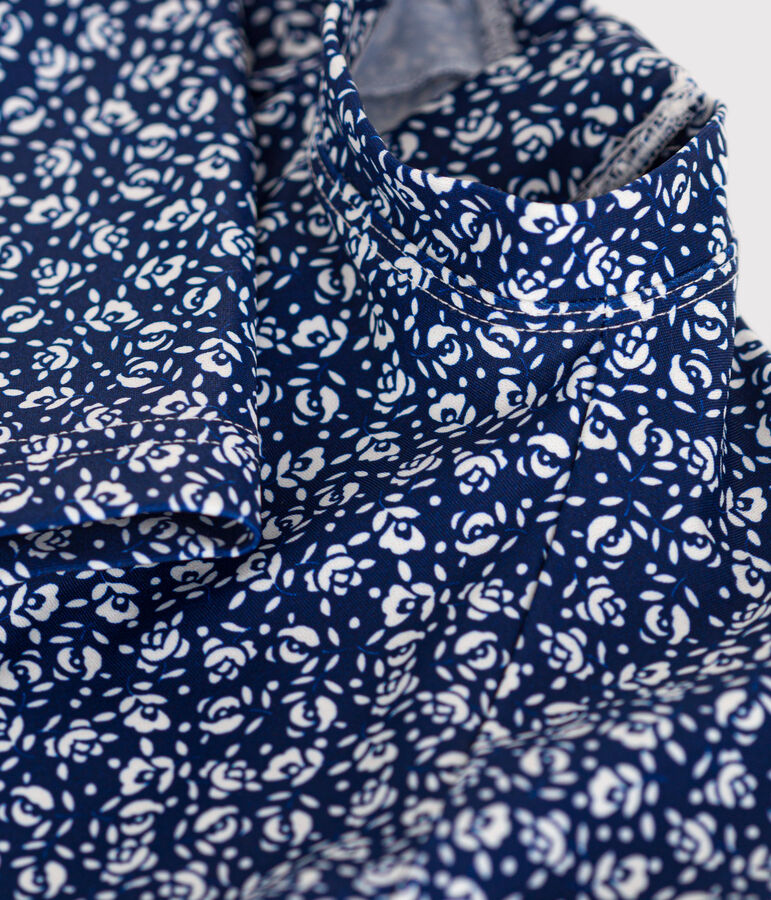 Completo da spiaggia anti uv beb&egrave; blu/bianco