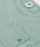 T-shirt a maniche corte in cotone tinta unita bambina verde PAUL