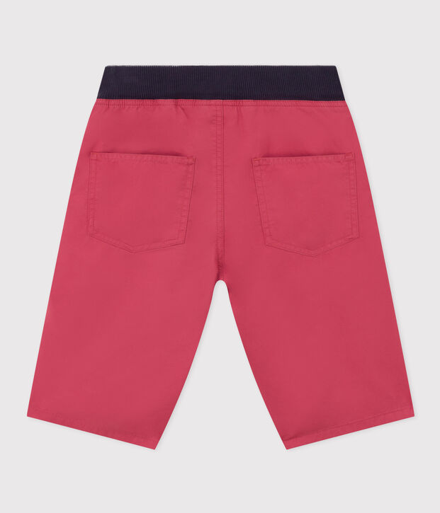 Bermuda in serge di cotone bambino rosa