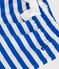 Shorts in cotone a righe neonato. blu PORCELANA/ MARSHMALLOW