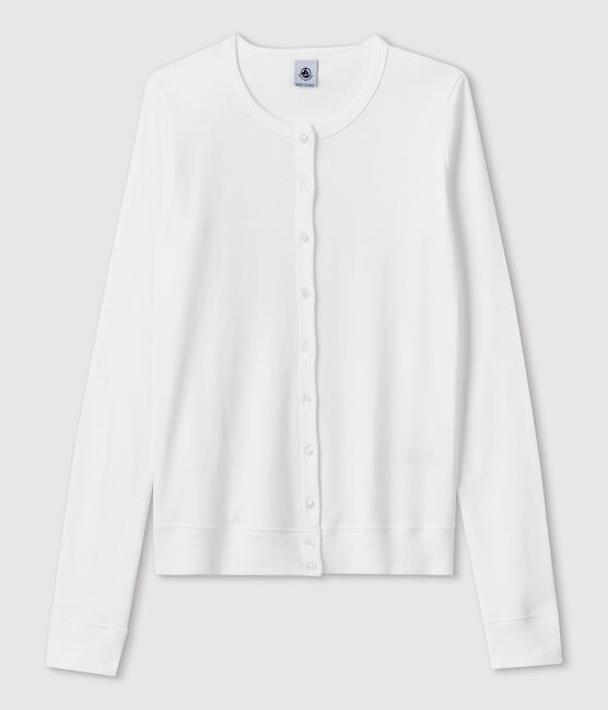 Cardigan iconico donna bianco ECUME