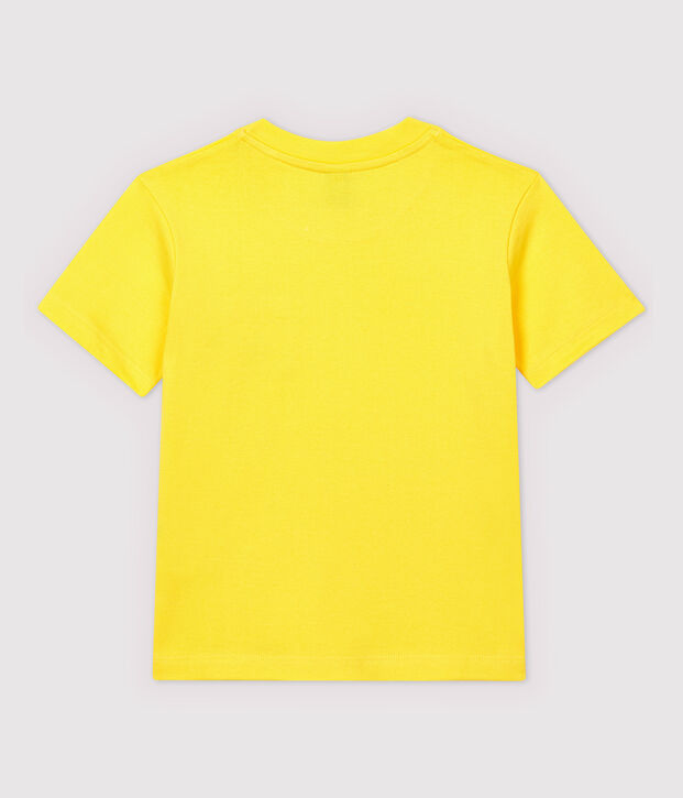 T-shirt maniche corte in jersey bambino giallo