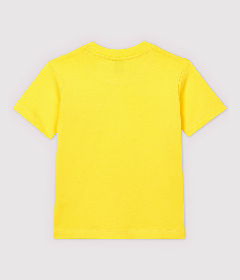 T-shirt maniche corte in jersey bambino giallo
