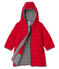 Cappotto in tubique trapuntato bebè femmina rosso TERKUIT CN