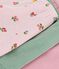 Set di shorty in cotone con stampa a fiori bambina variante 1