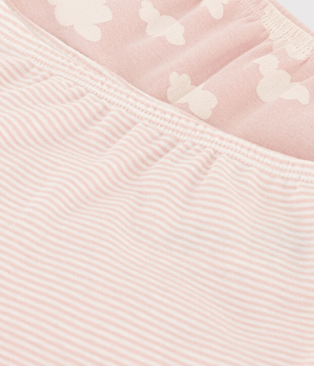 Confezione da 2 mutandine bambina Le Touquet in cotone multicolore