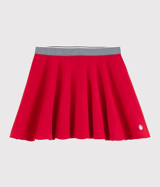 Gonna in maglia bambina rosso TERKUIT
