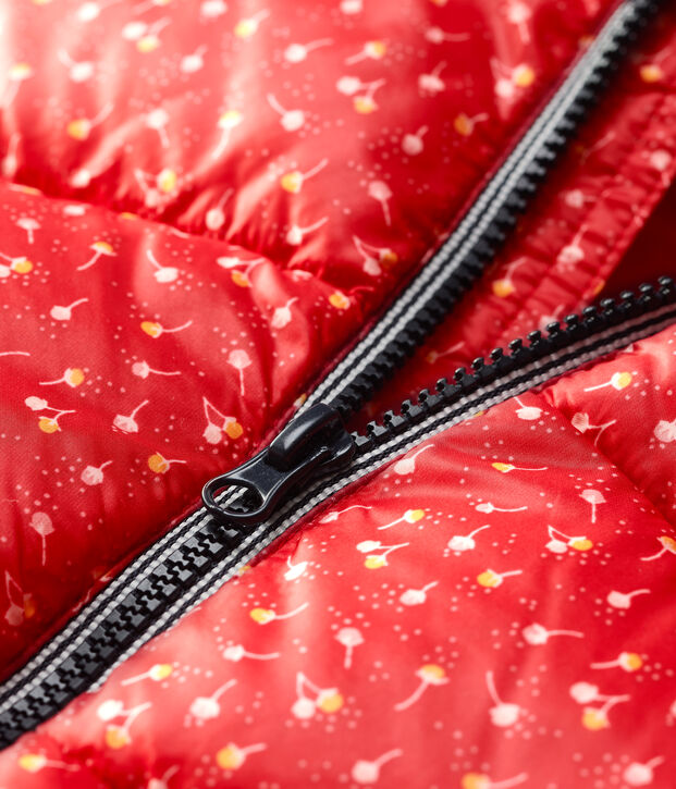 Piumino trapuntato beb&egrave;. rosso/multicolore