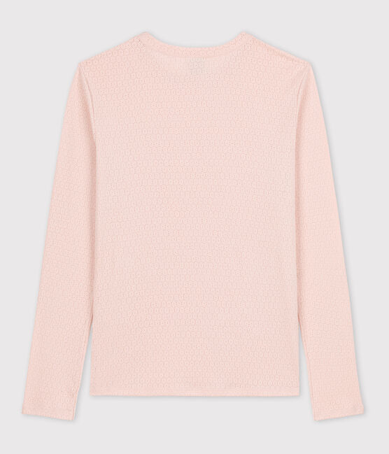 T-shirt L'ICONIQUE girocollo in cotone Donna rosa SALINE