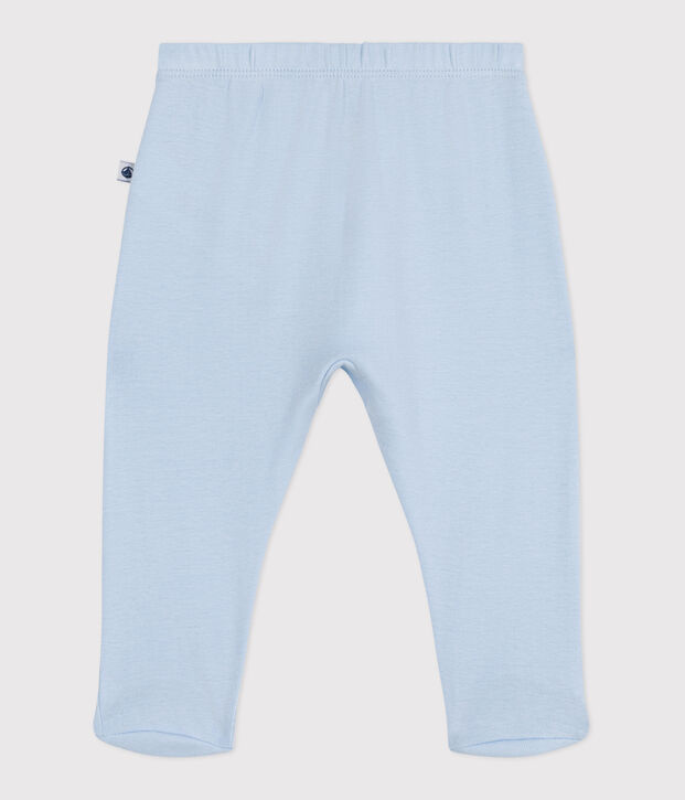 Pantaloni con piedini in cotone tinta unita nascita TOUDOU