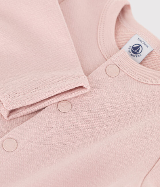 Cardigan in tessuto felpato per bebè rosa SALINE