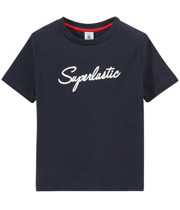T-shirt bambino con motivo blu