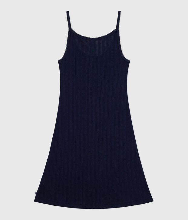 Babydoll in cotone traforato donna SMOKING