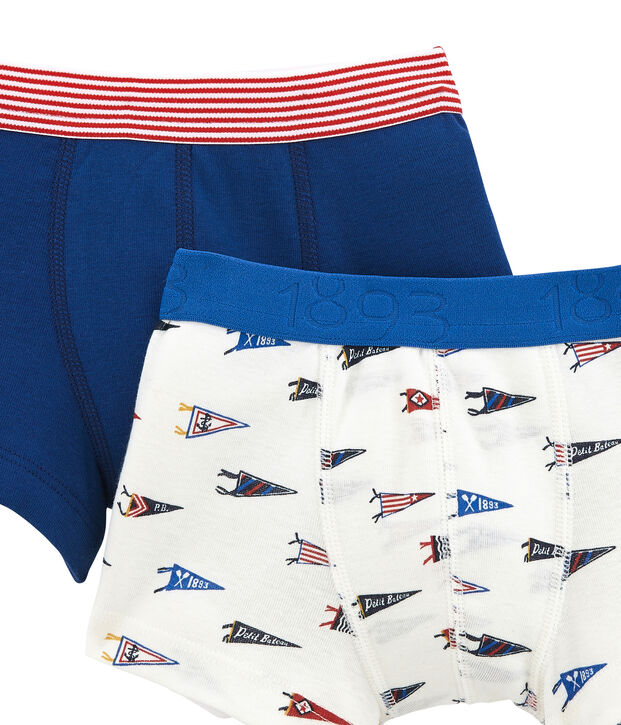Lotto di 2 boxers per bambino multicolore