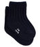 Calzini a costine bebè unisex blu SMOKING