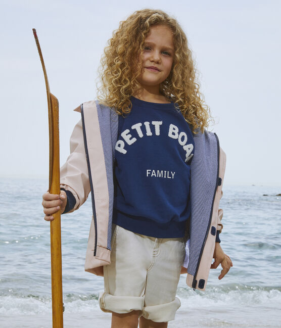 Felpa in molleton bambino unisex blu MEDIEVAL