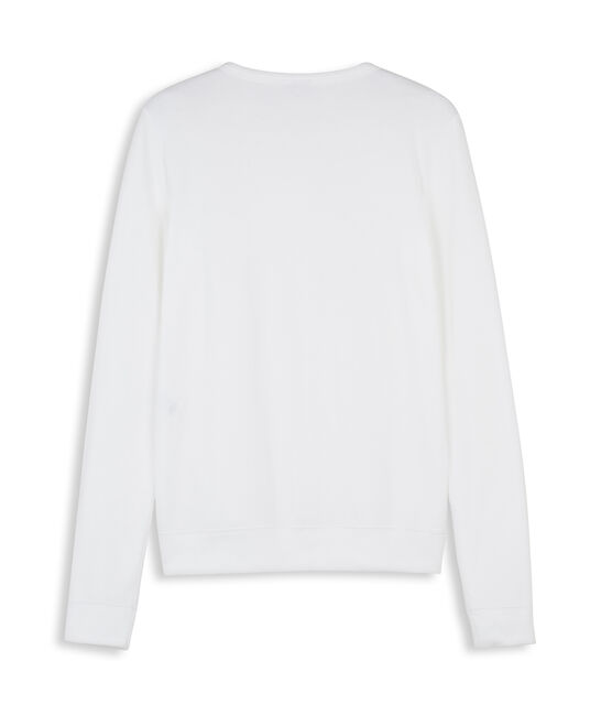 Cardigan donna bianco ECUME