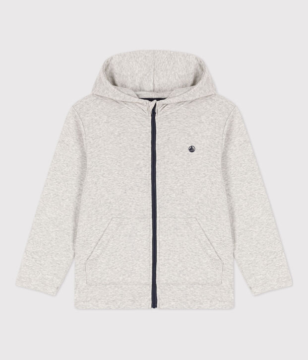 Felpa con zip e cappuccio bambino BELUGA CHINE