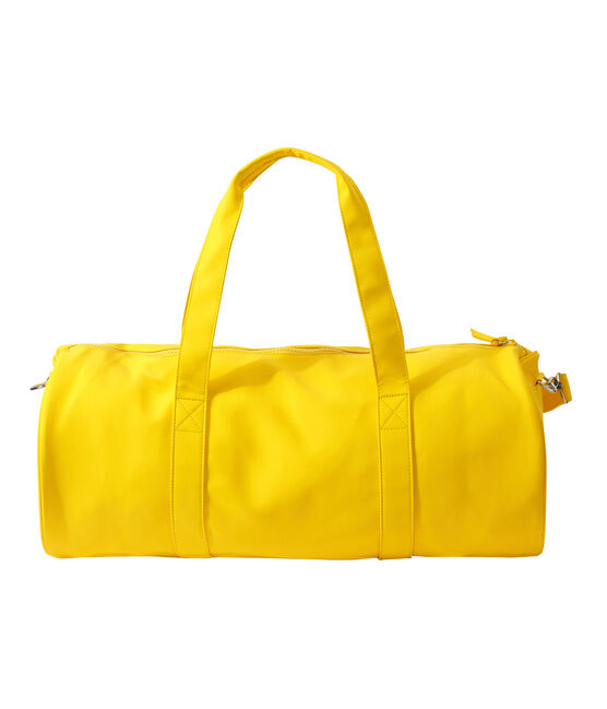 Borsa da spiaggia tinta unita giallo JAUNE