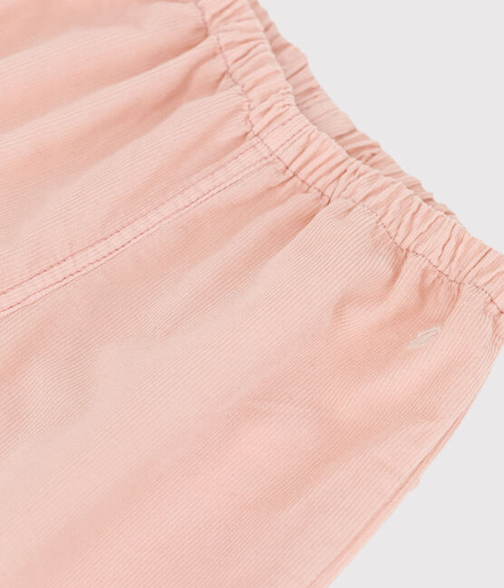 Pantalone di velluto a costine sottili per neonati rosa SALINE