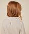 T-shirt a maniche lunghe a costine bambina beige MONTELIMAR CHINE