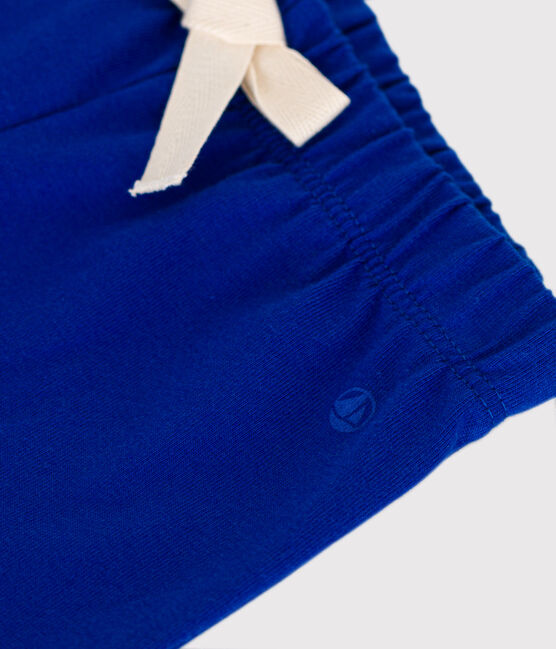 Shorts in jersey leggero bebè blu SURF