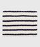 Snood in maglia a righe foderata in pile bambino blu MARSHMALLOW/ SOIR