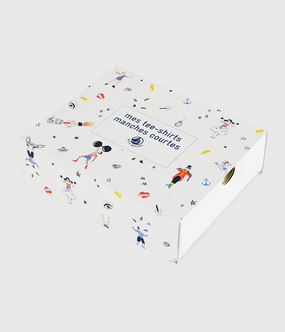 Confezione da 3 t-shirt manica corta fantasia feste da bambino variante 1