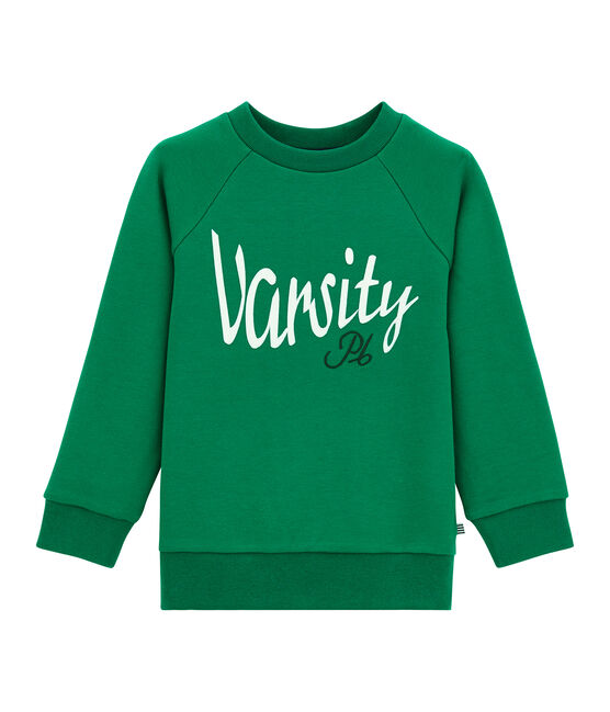 Sweat shirt enfant garçon verde PIVERT
