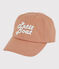 Cappellino ricamato bambino rosa PAPAYE