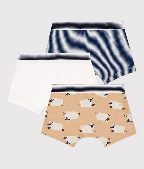 Confezione da 3 boxer con pecore da bambino in cotone variante 1
