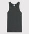 Canottiera iconica in cotone Donna grigio CITY CHINE