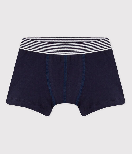 Boxer bambino cotone blu SMOKING