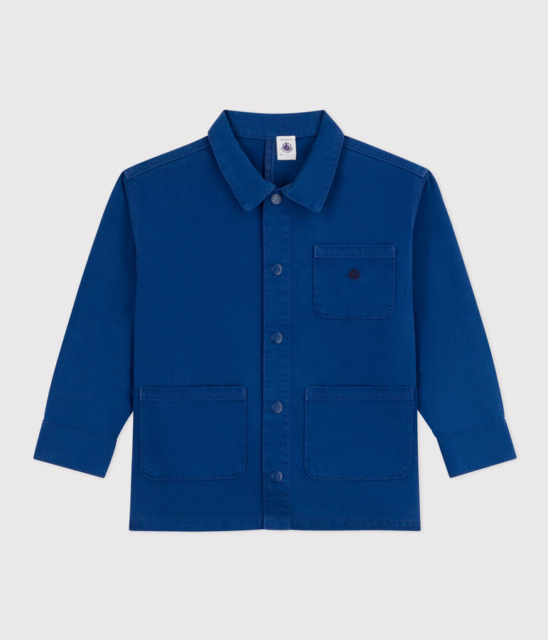 Giacca in denim bambino blu