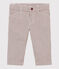 Pantalone maschietto a righe rosso VINO/bianco MARSHMALLOW