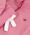 Set per neonato composto da felpa e pantaloni in cotone tinta unita rosa
