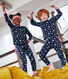 Pigiama travestimento fosforescente con maschera bambino unisex in cotone