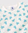 Pigiama corto bambina bambino in cotone bianco MARSHMALLOW/bianco MULTICO