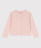 Cardigan in cotone bambina rosa SALINE
